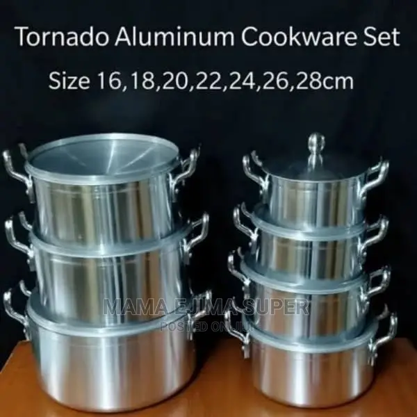 Tornado Aluminium Cookware Set - 7pcs