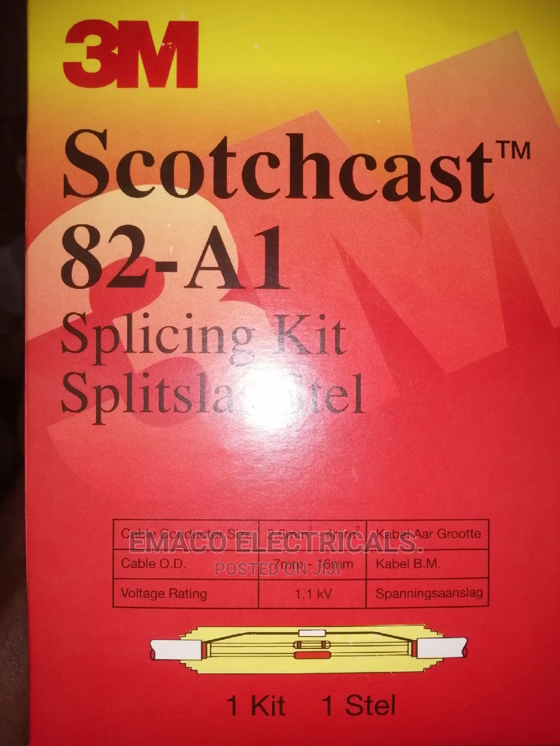 82-A1 3m Scotchcast Cable Splicing Joint Kit