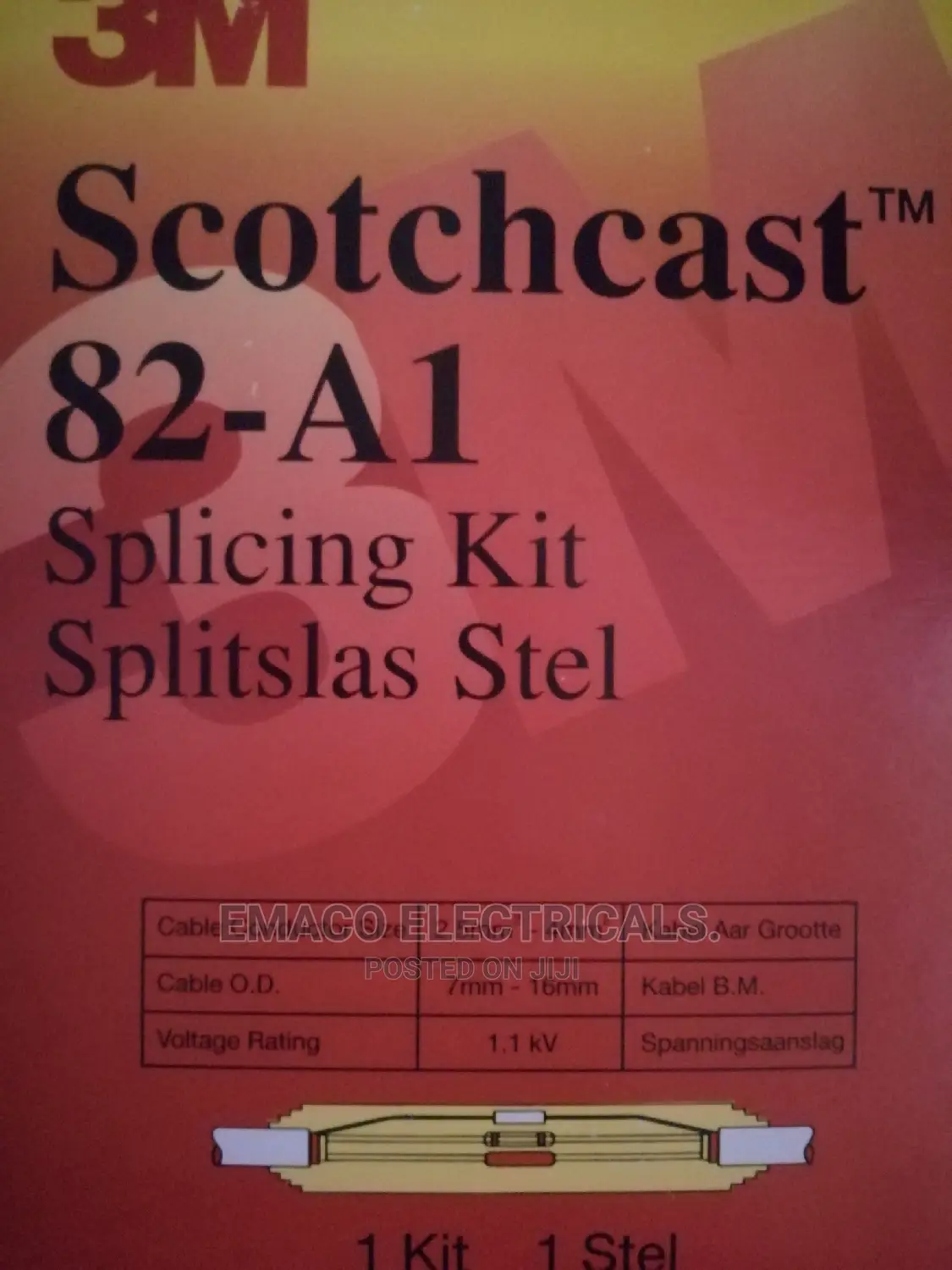 82-A1 3m Scotchcast Cable Splicing Joint Kit