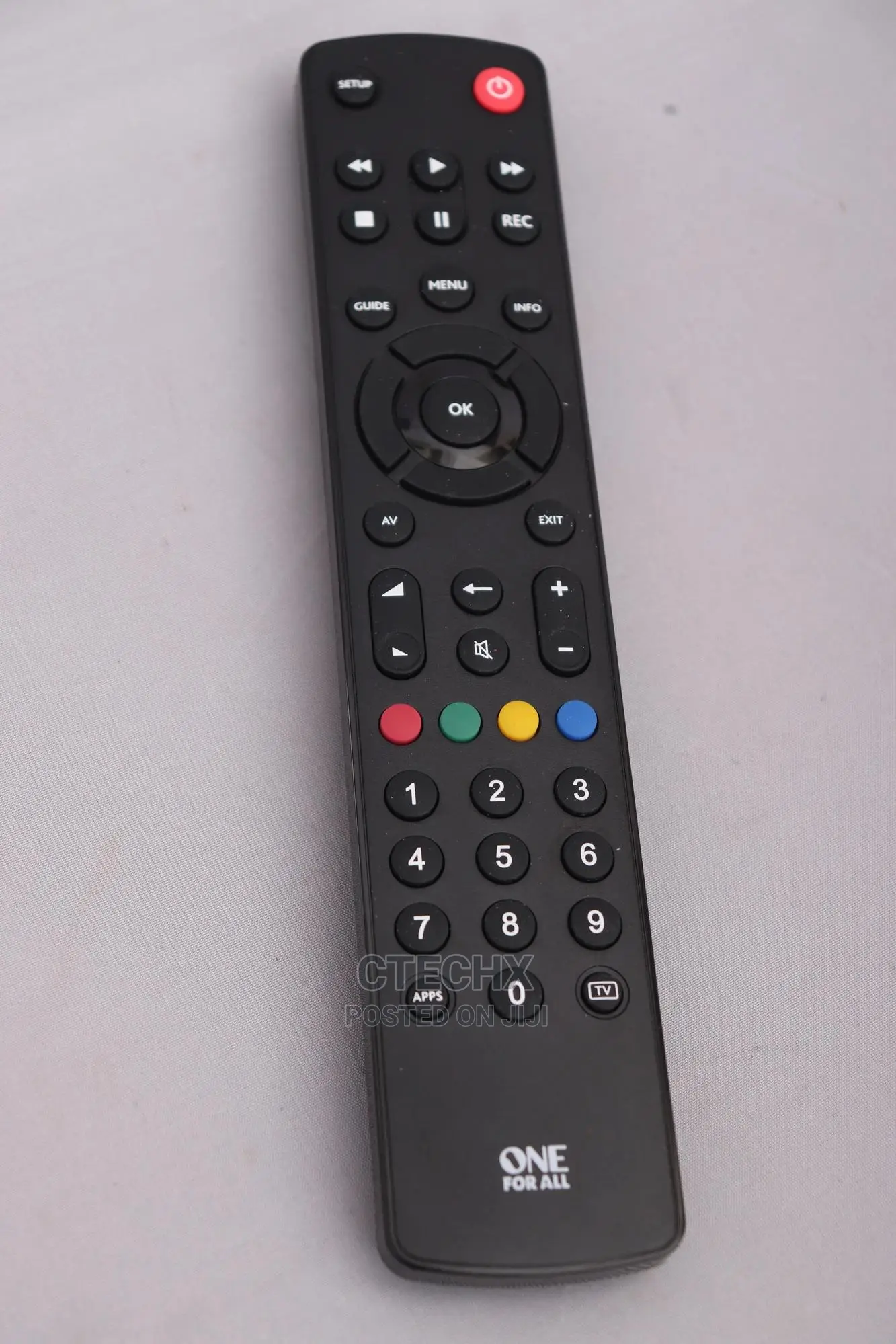 Universal Remote Control for TV. Contour One for All