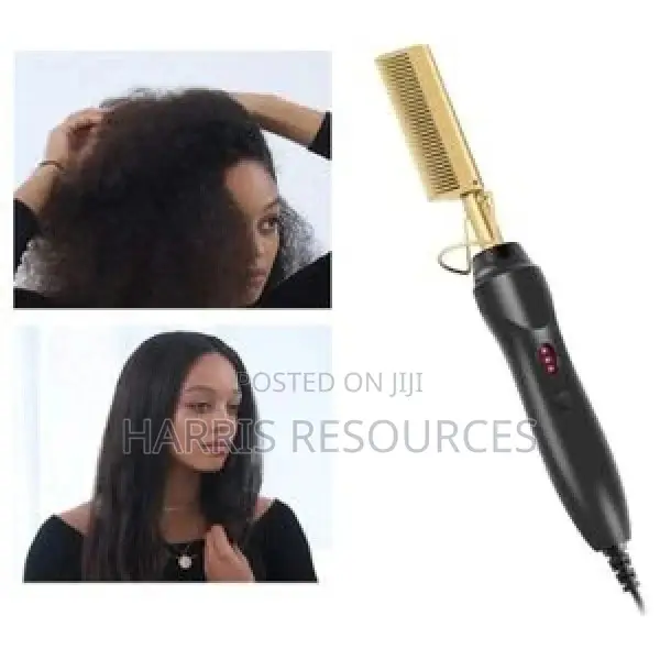 Professional Electric Hot Comb Hair Straightener