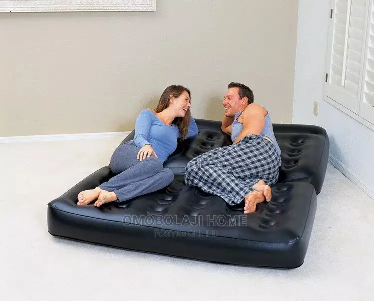 5 in 1 Inflatable Bed Sofa Chair Air Coach + Electric Pump
