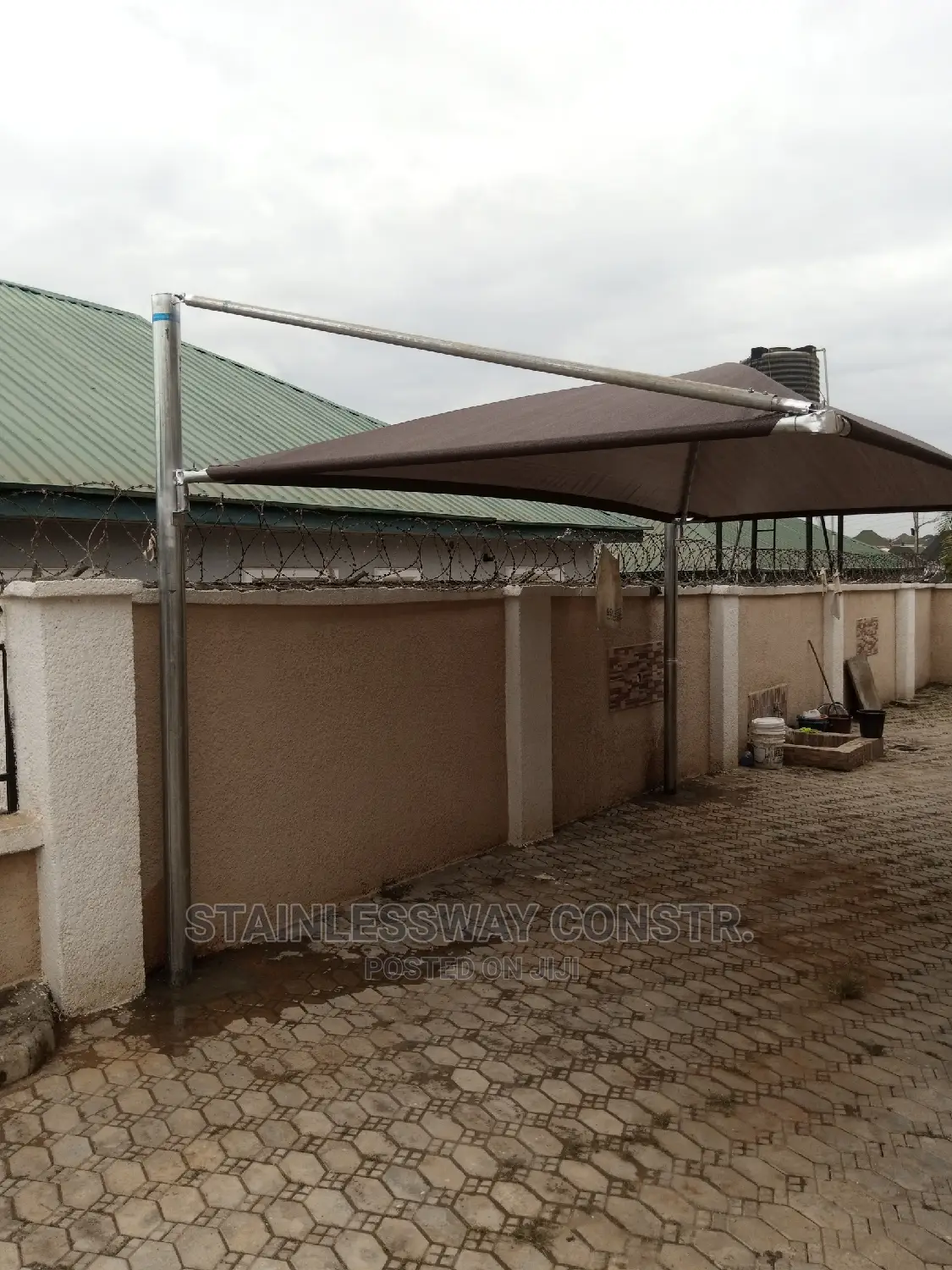 Carport Brown Korean Net at Lokogoma