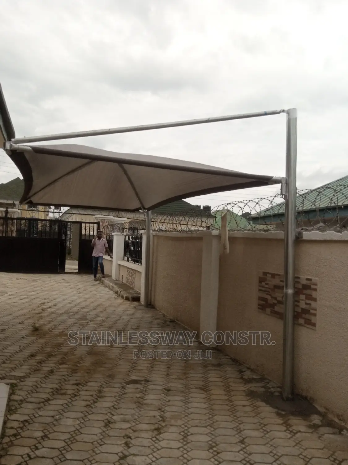 Carport Brown Korean Net at Lokogoma