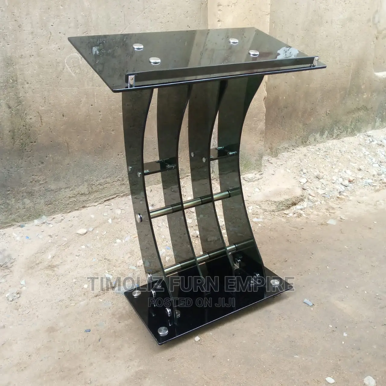 Superior Church Pulpit Made With Tempered Glass Stainless.