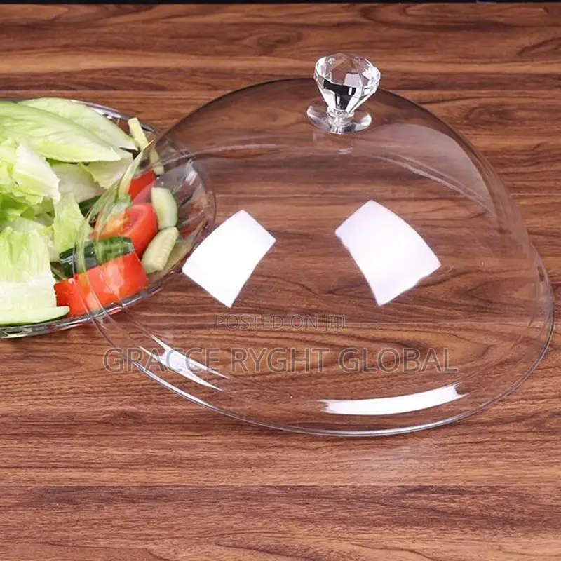 Acrylic Food Cover With Crystal Nub