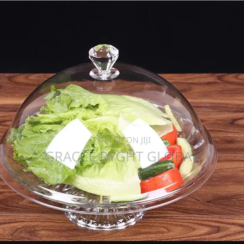 Acrylic Food Cover With Crystal Nub