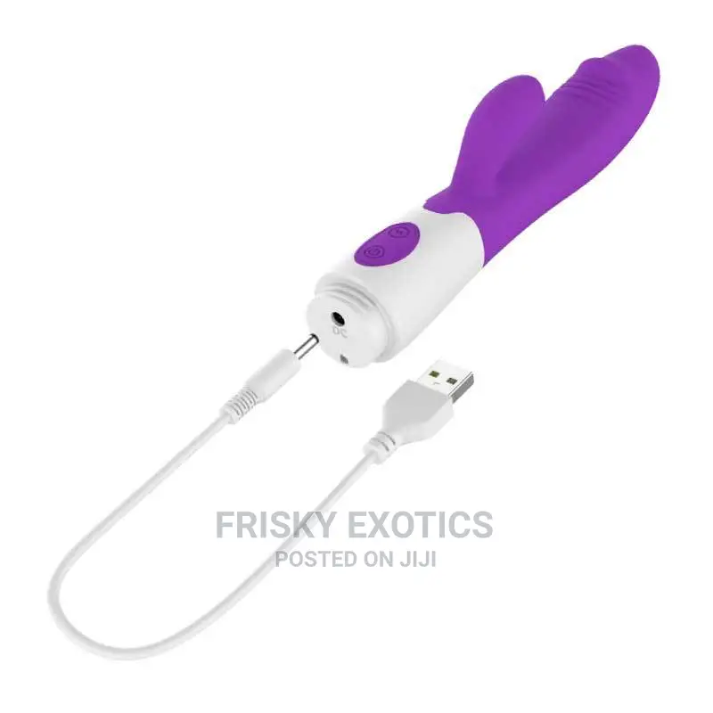 Rabbit Vibrator With Both Usb and Battery Charging Port