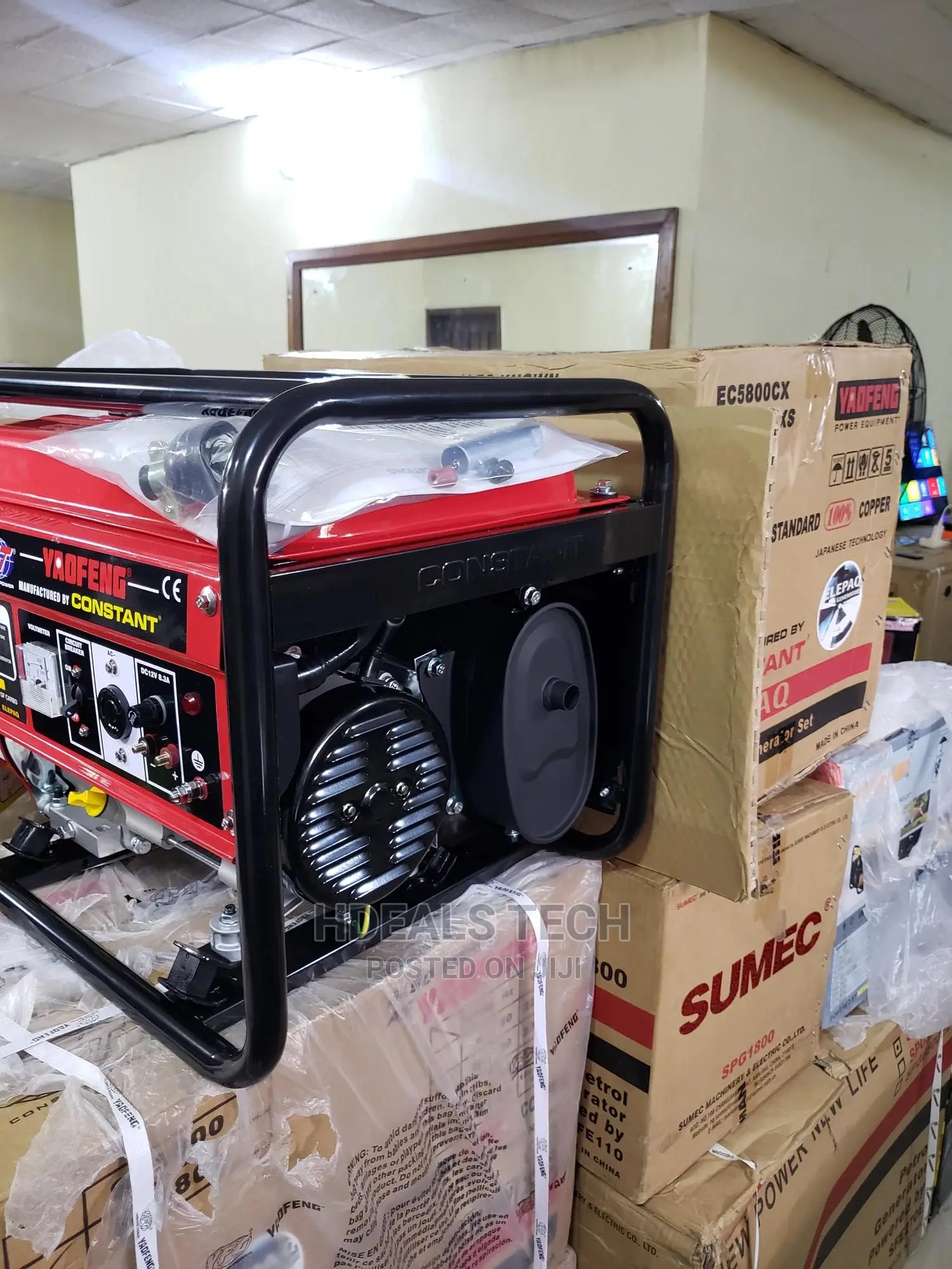Original 3.5kva Elepaq Constant Gasoline Generator-Standard