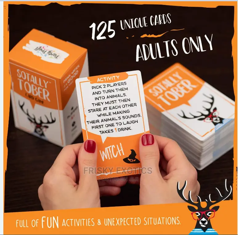 SOTALLY Tober Adult Card Games Suitable for Adult Party