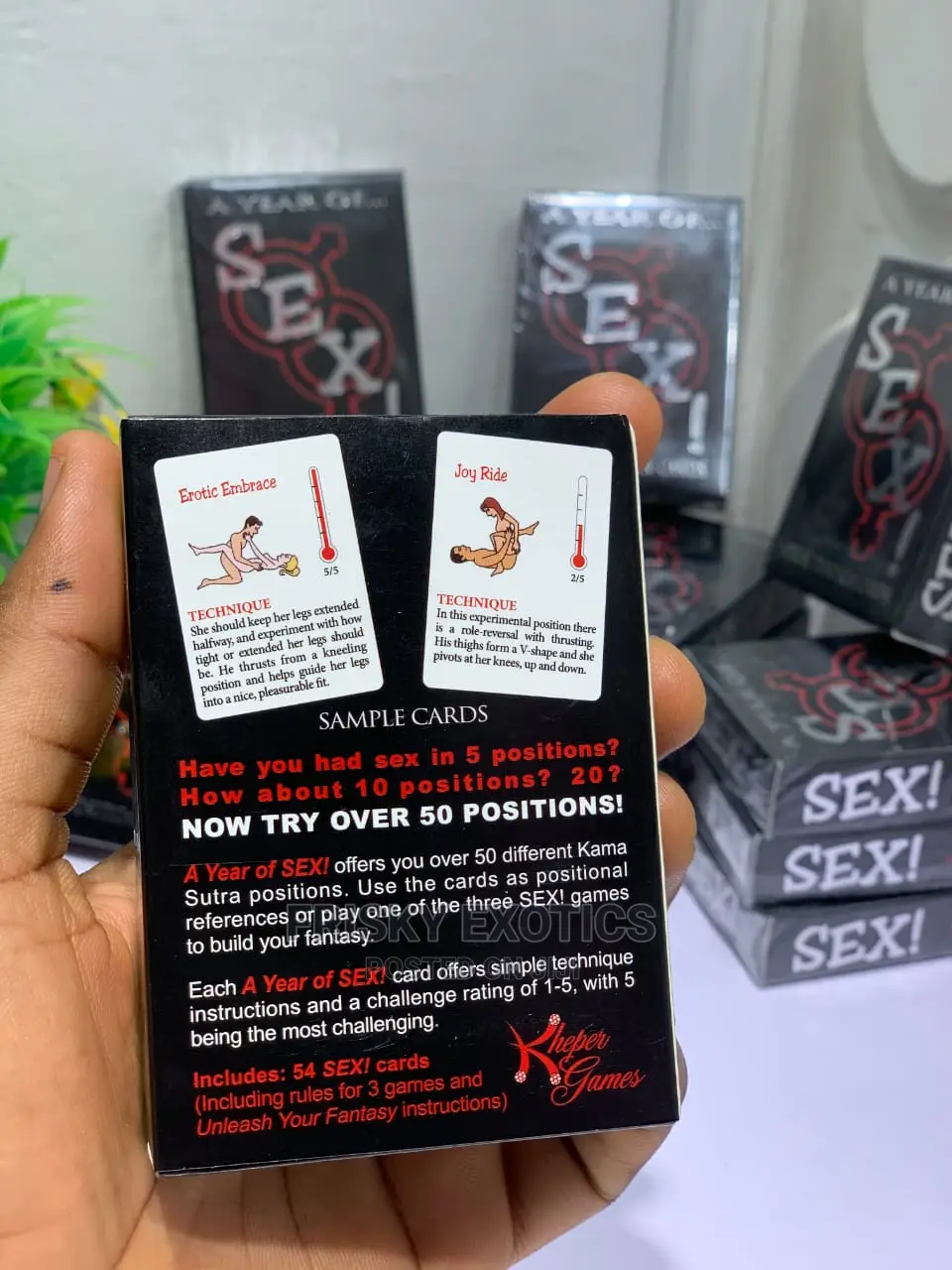 Sex Position Card Game