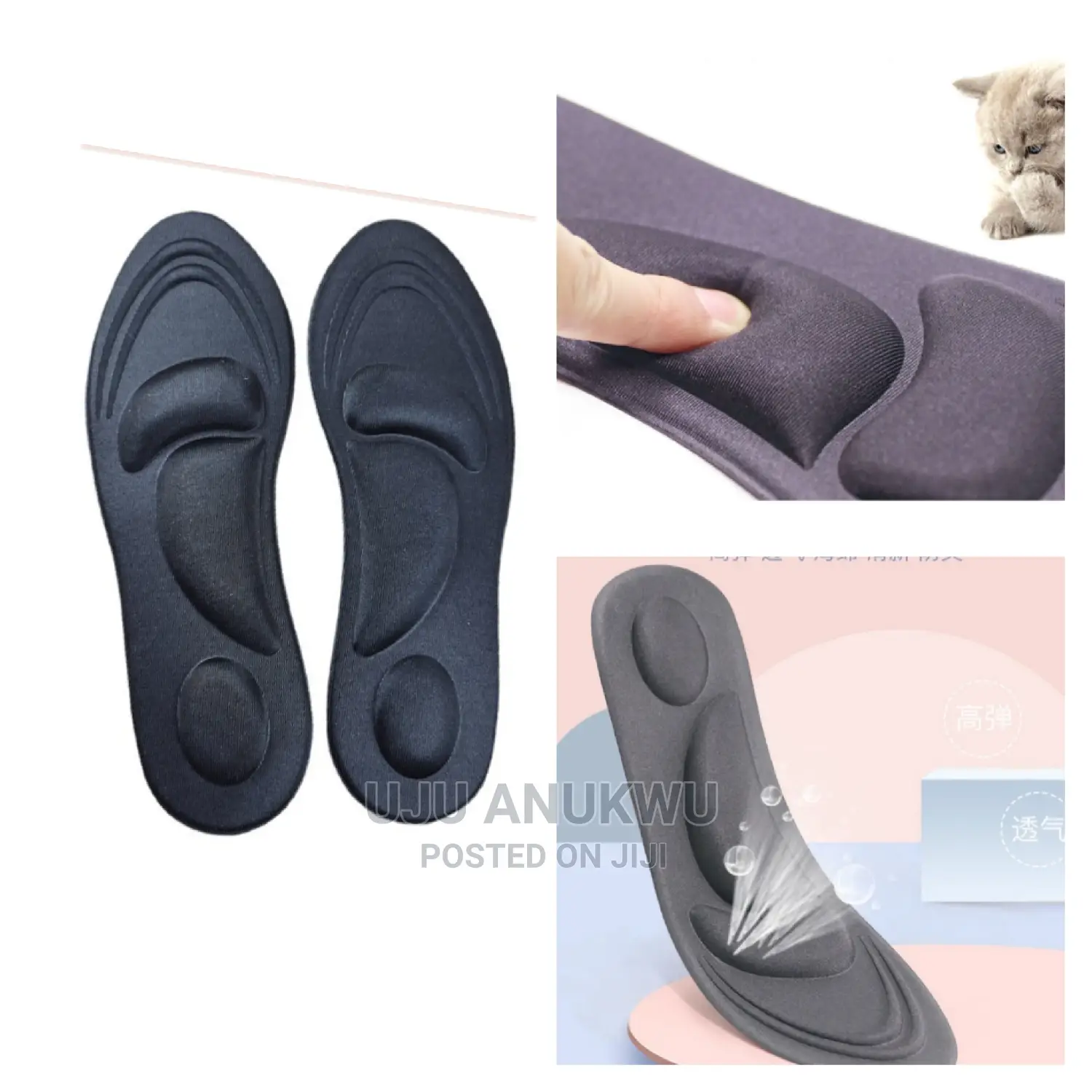 5D Memory Insole Flat Feet, Arch Supprt, Plantar Faciitis