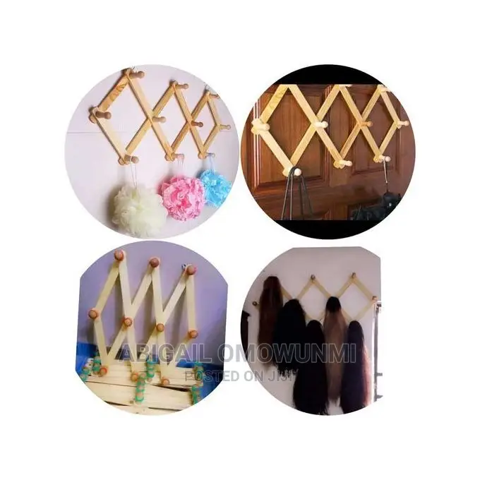 Collapsible Multifunctional Wooden Hanger