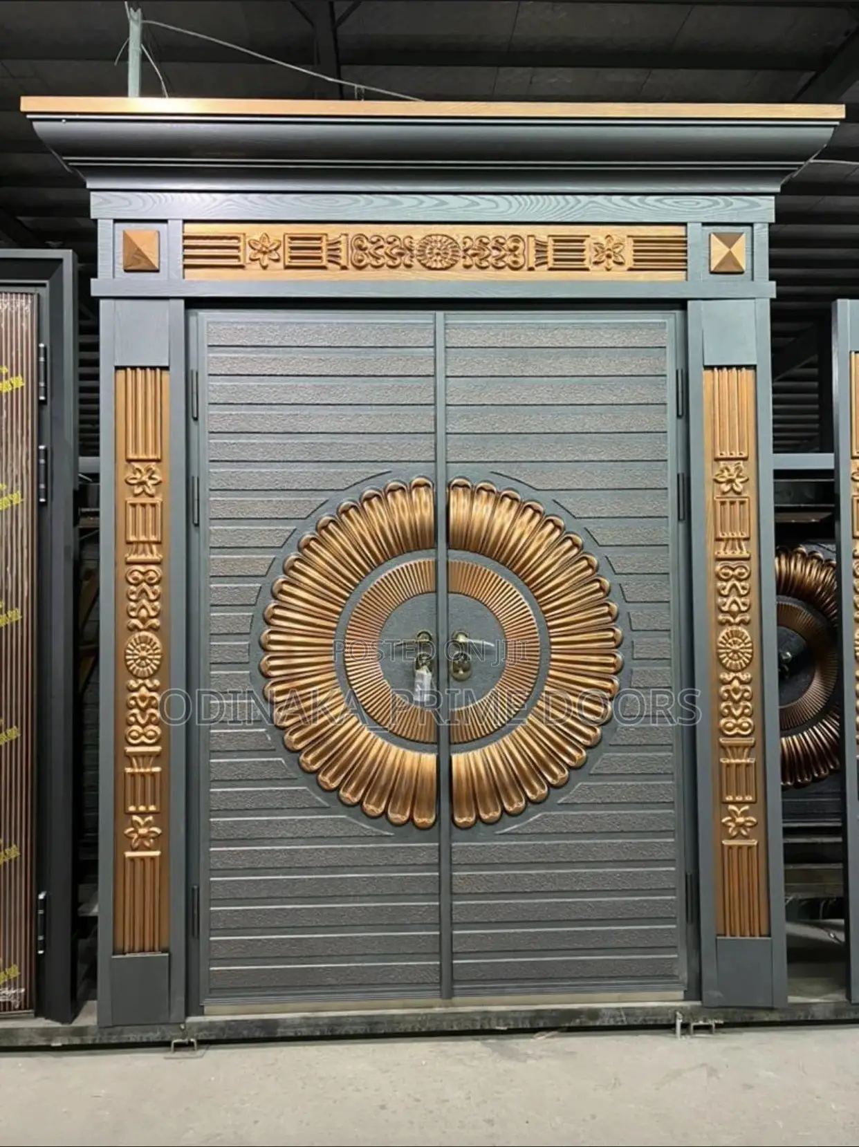 8ft by 5ft With Arch German Copper Bullet Proof Door