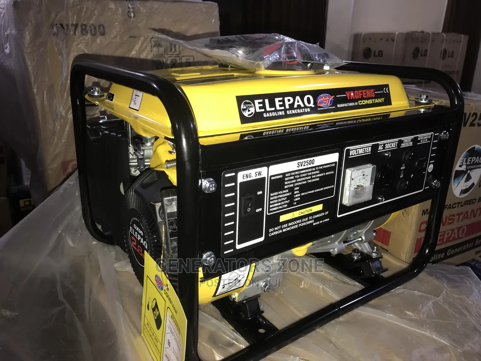 Elepaq Constant 1.5kva Manual Start Generator-Portable