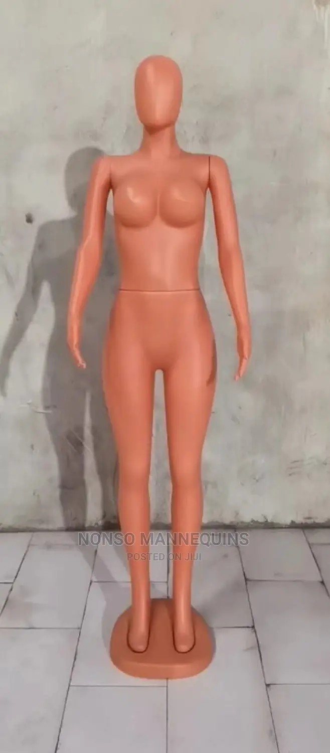 Faceless Plastic Detachable Waist Mannequin With Base
