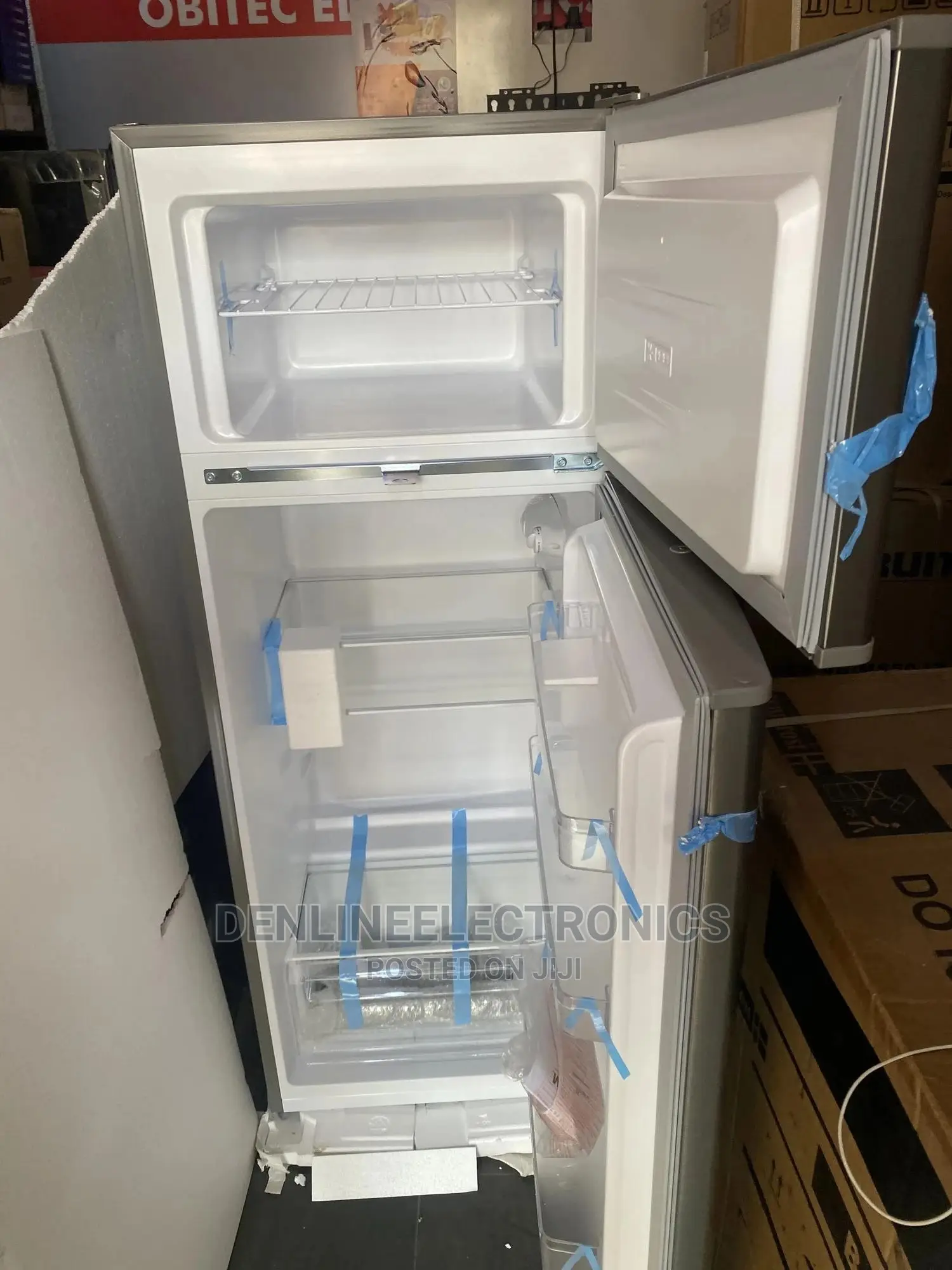 Bruhm 205 Liters Inox Silver Refrigerator
