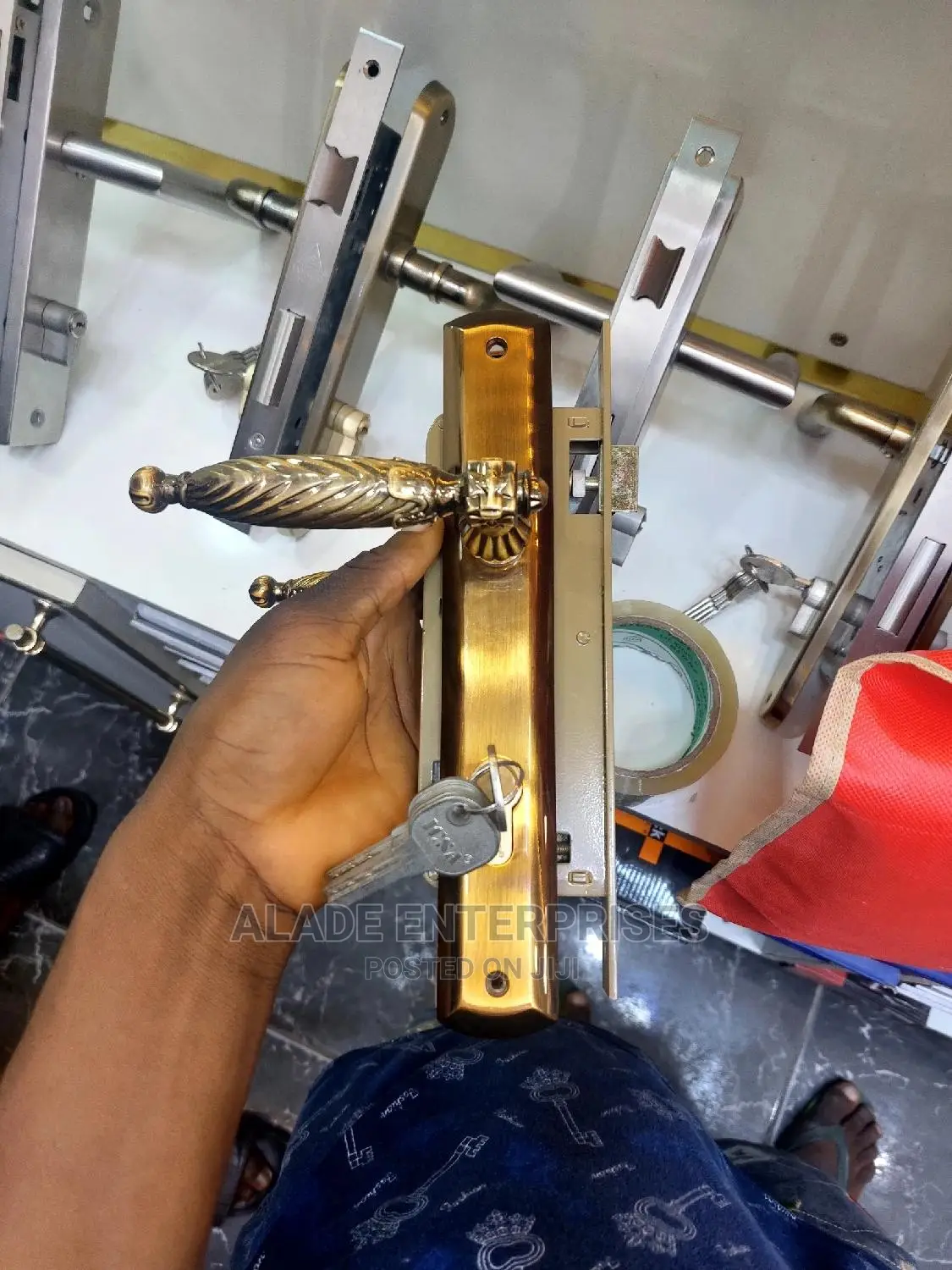 Complete Cylinder Door Lock Italy Model