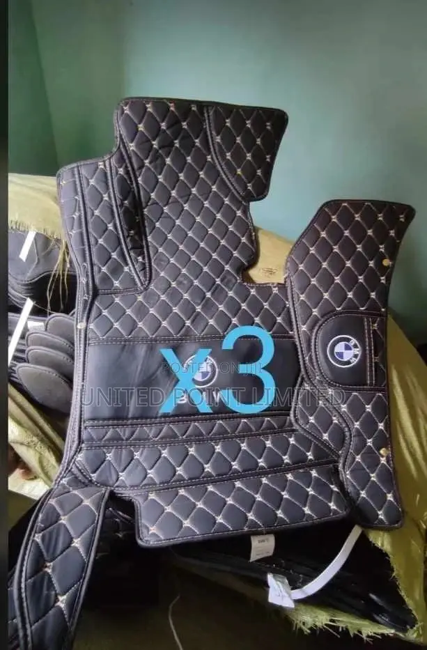 Leather Footmat for BMW