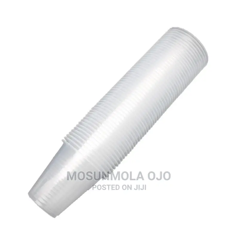 100pcs Clear Plastic Disposable Cups