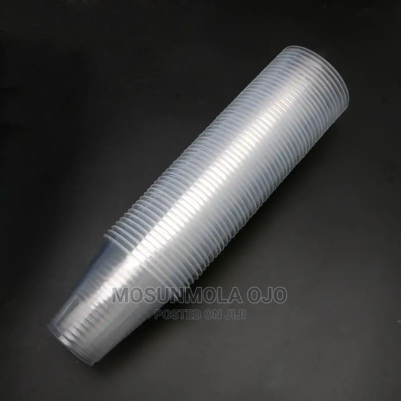 100pcs Clear Plastic Disposable Cups