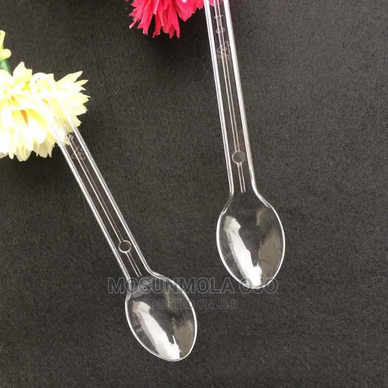 25pcs Plastic Mini Dessert Serving Disposable Party Spoon
