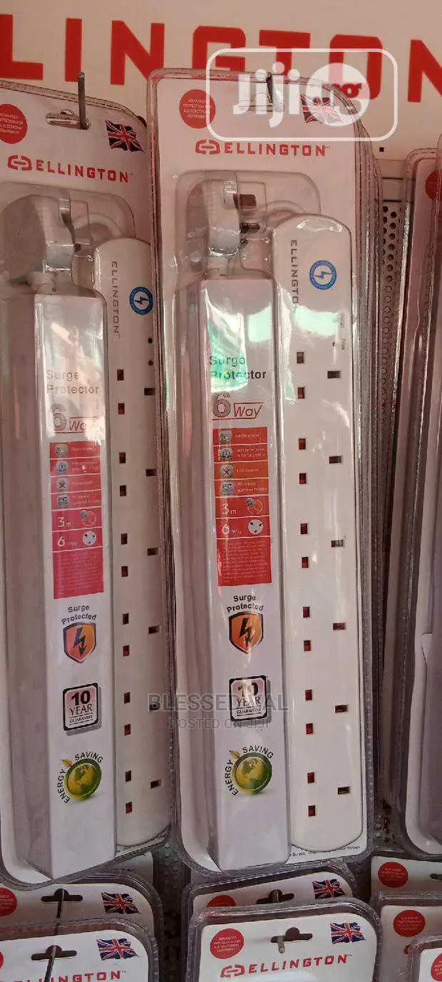 6 Way Ellington Extension Surge Protector
