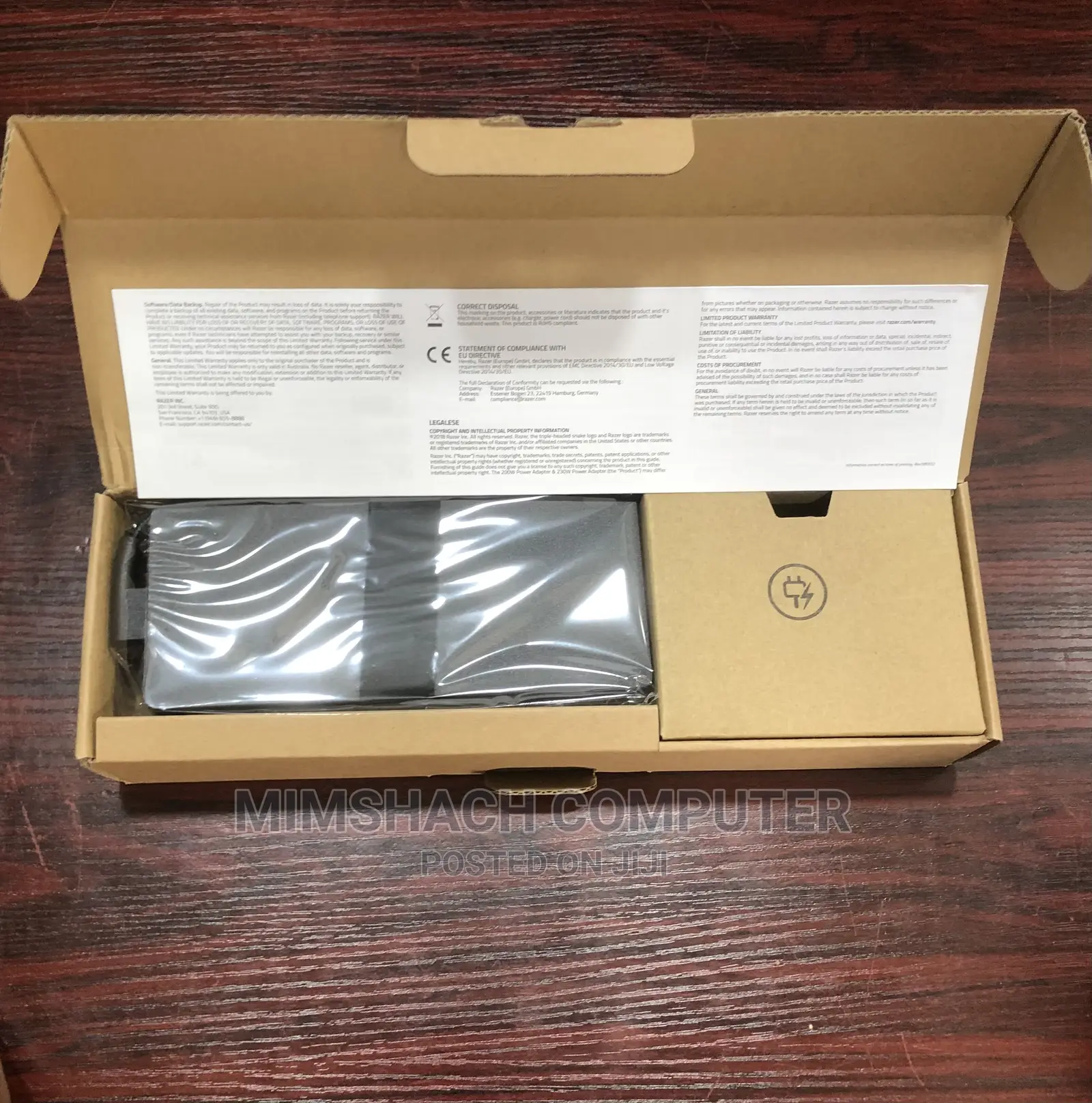 Razer Blade Advance 15" Geforce RTX GTX 1070 Charger 230wh