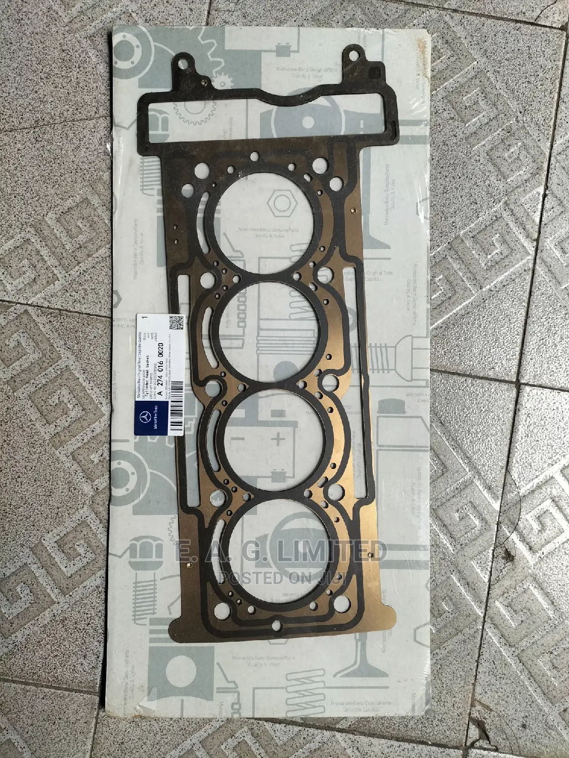 Top Cylinder Head Gasket - Mercedes-Benz