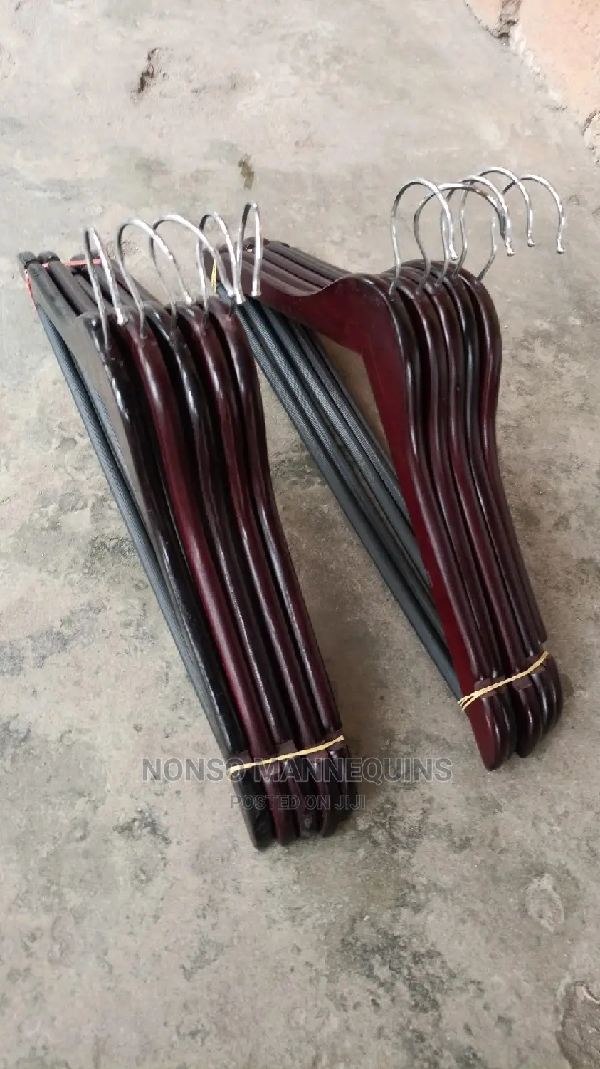 Dark Wooden Clothes Hangers
