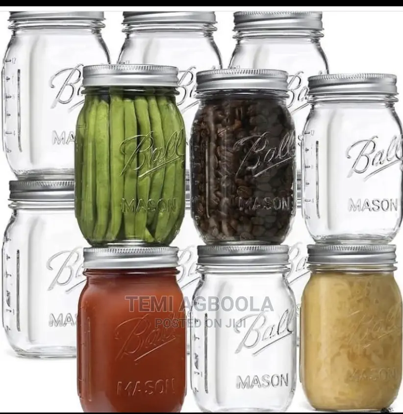 Mason Jars With Straw(1pc)