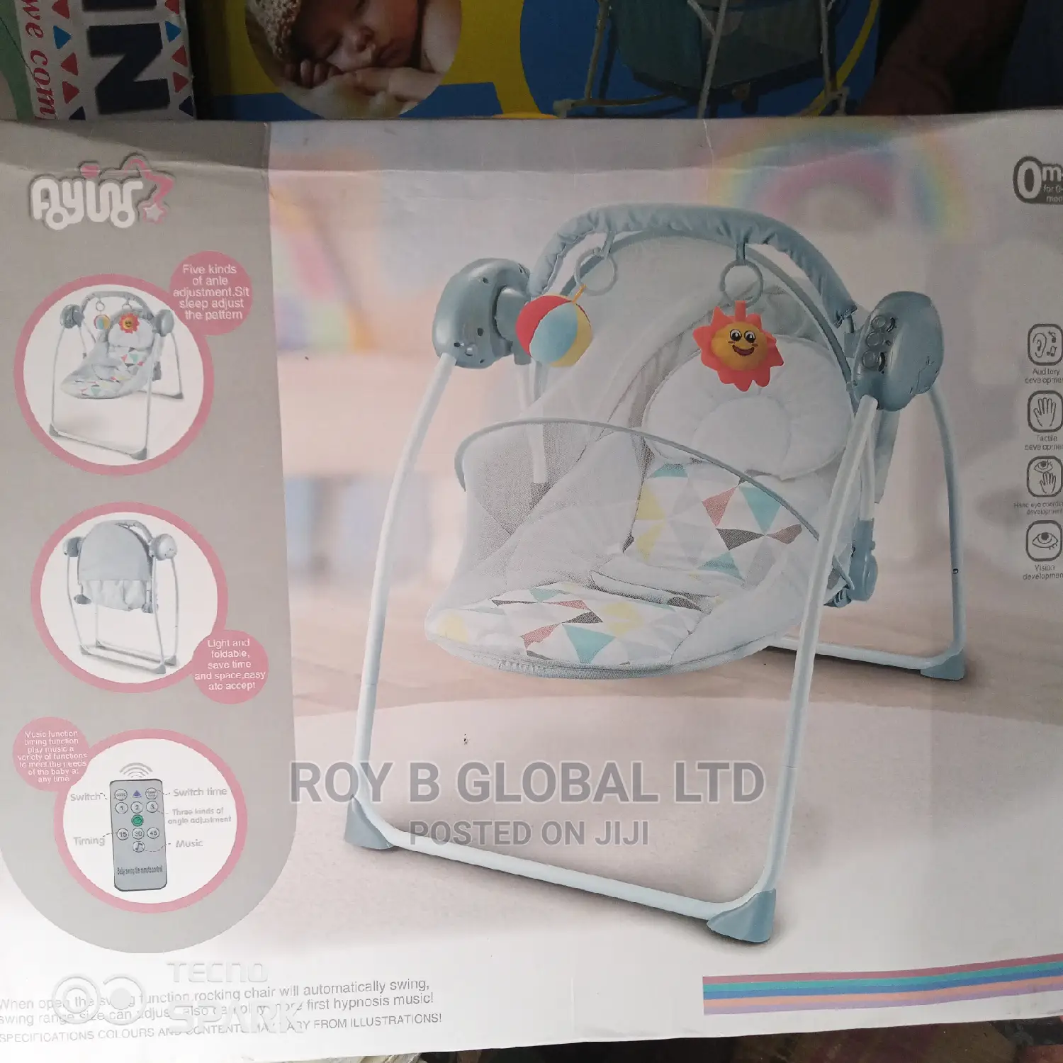 Baby Swing With Remote Control
