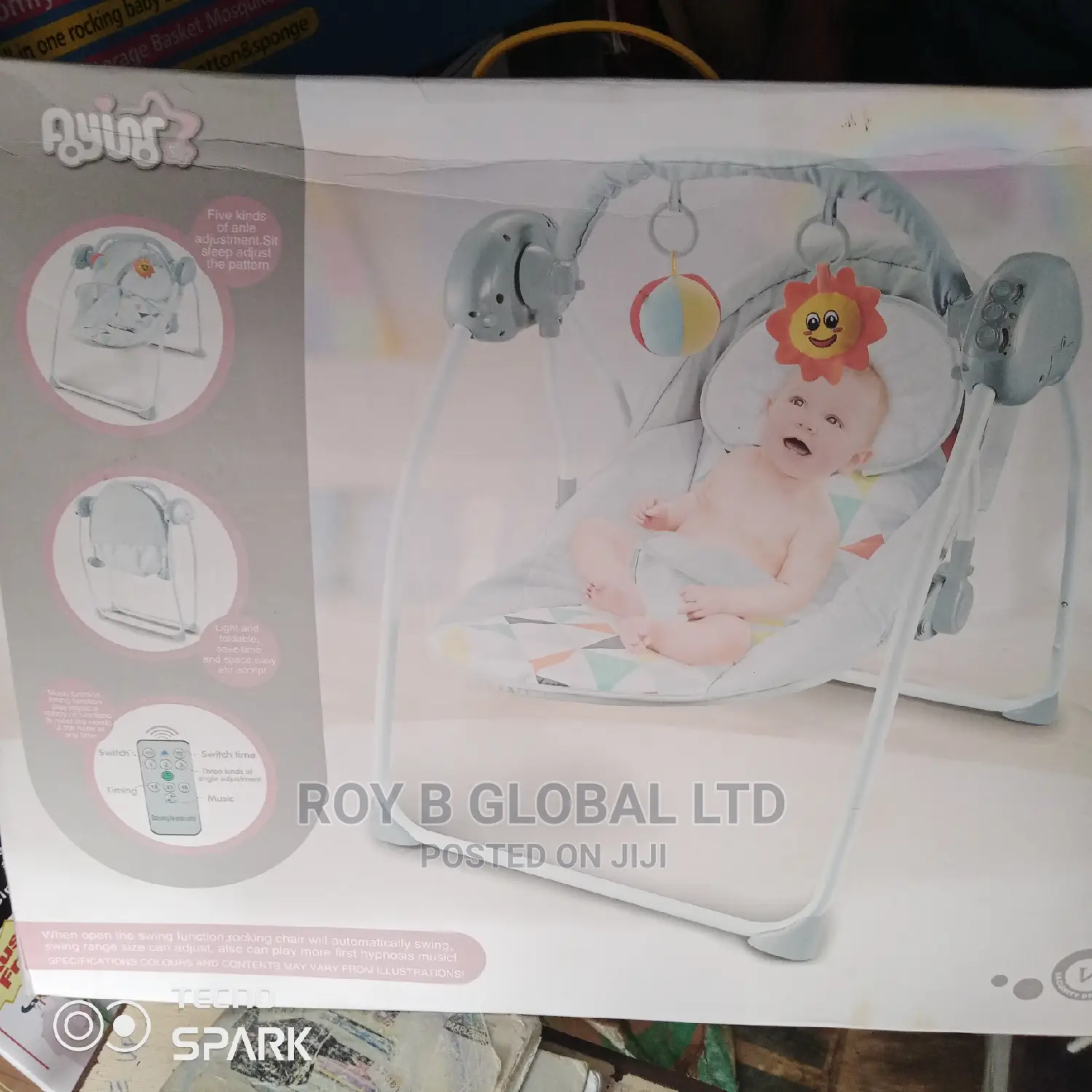 Baby Swing With Remote Control