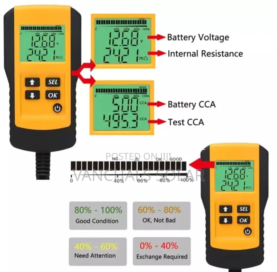 Battery Tester Analyzer AE300
