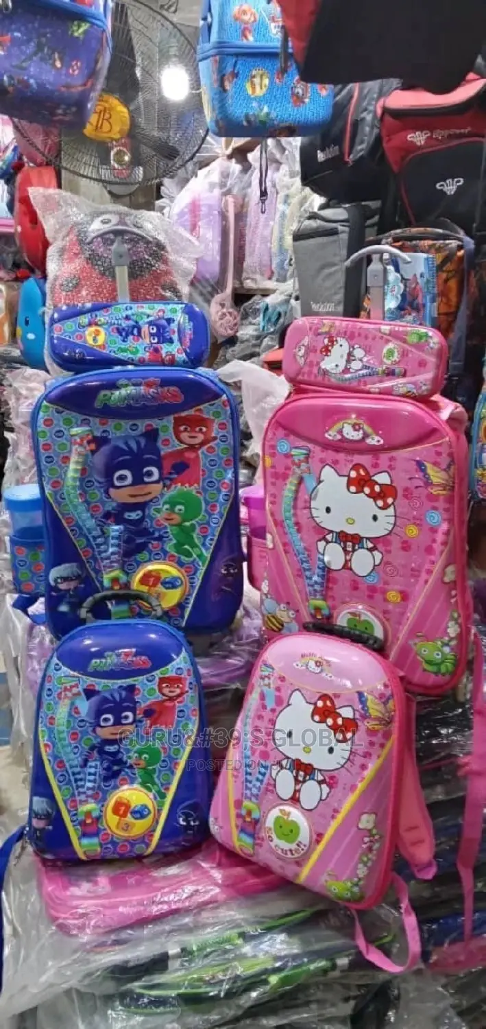 Children School Bag and Lunch Bag