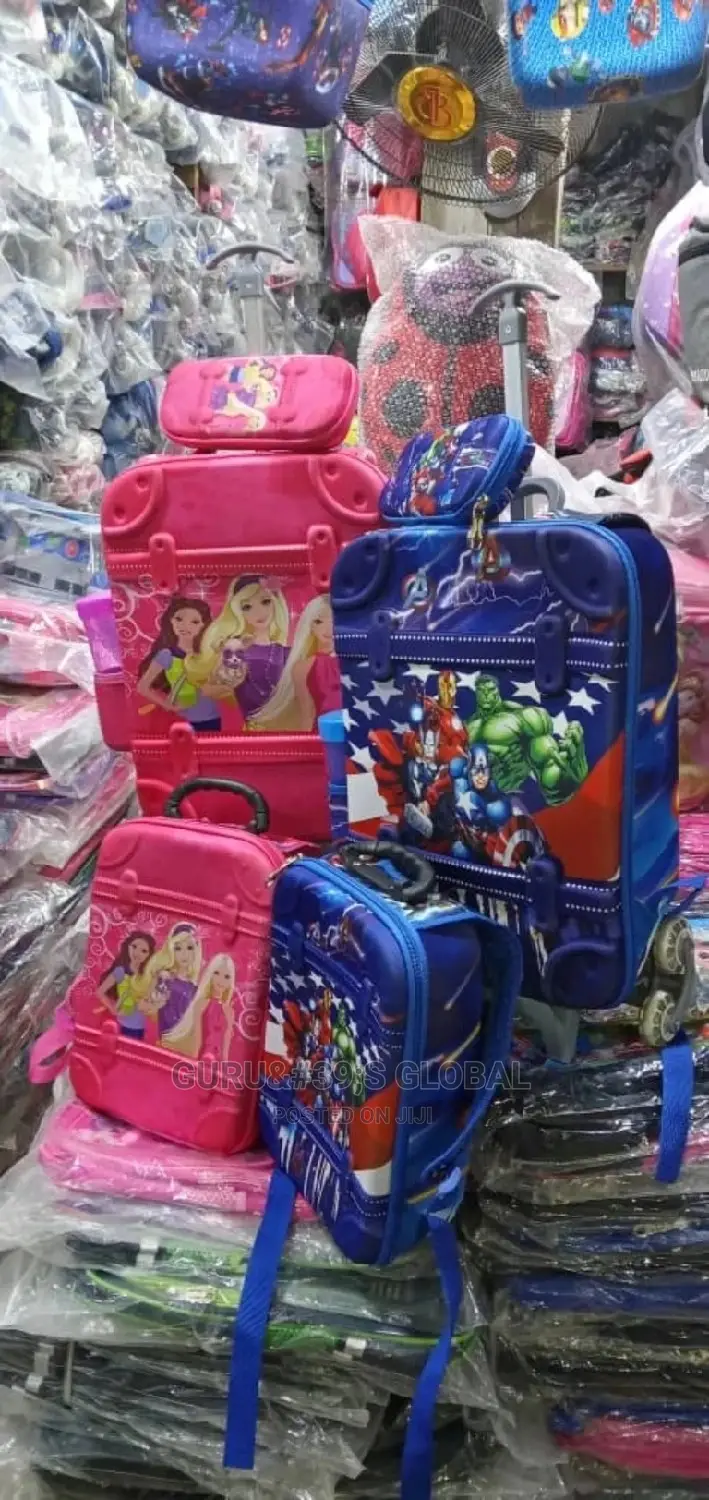Children School Bag and Lunch Bag