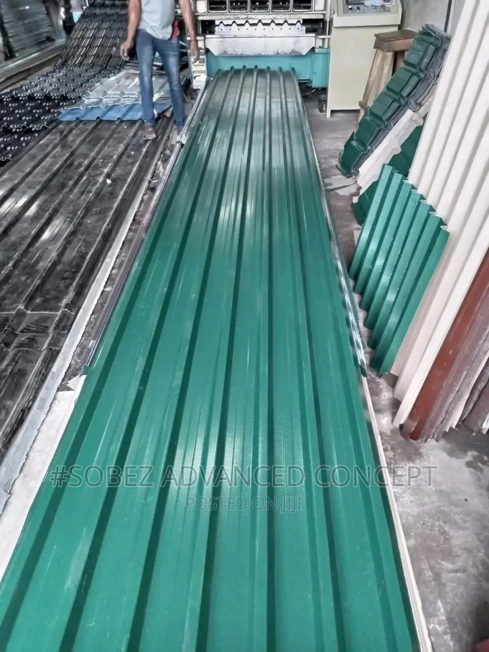 Affordable Deep Green Long Span Roofing Sheet