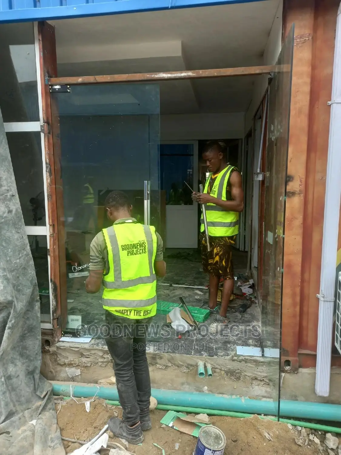 Entrance Swing Glass Door