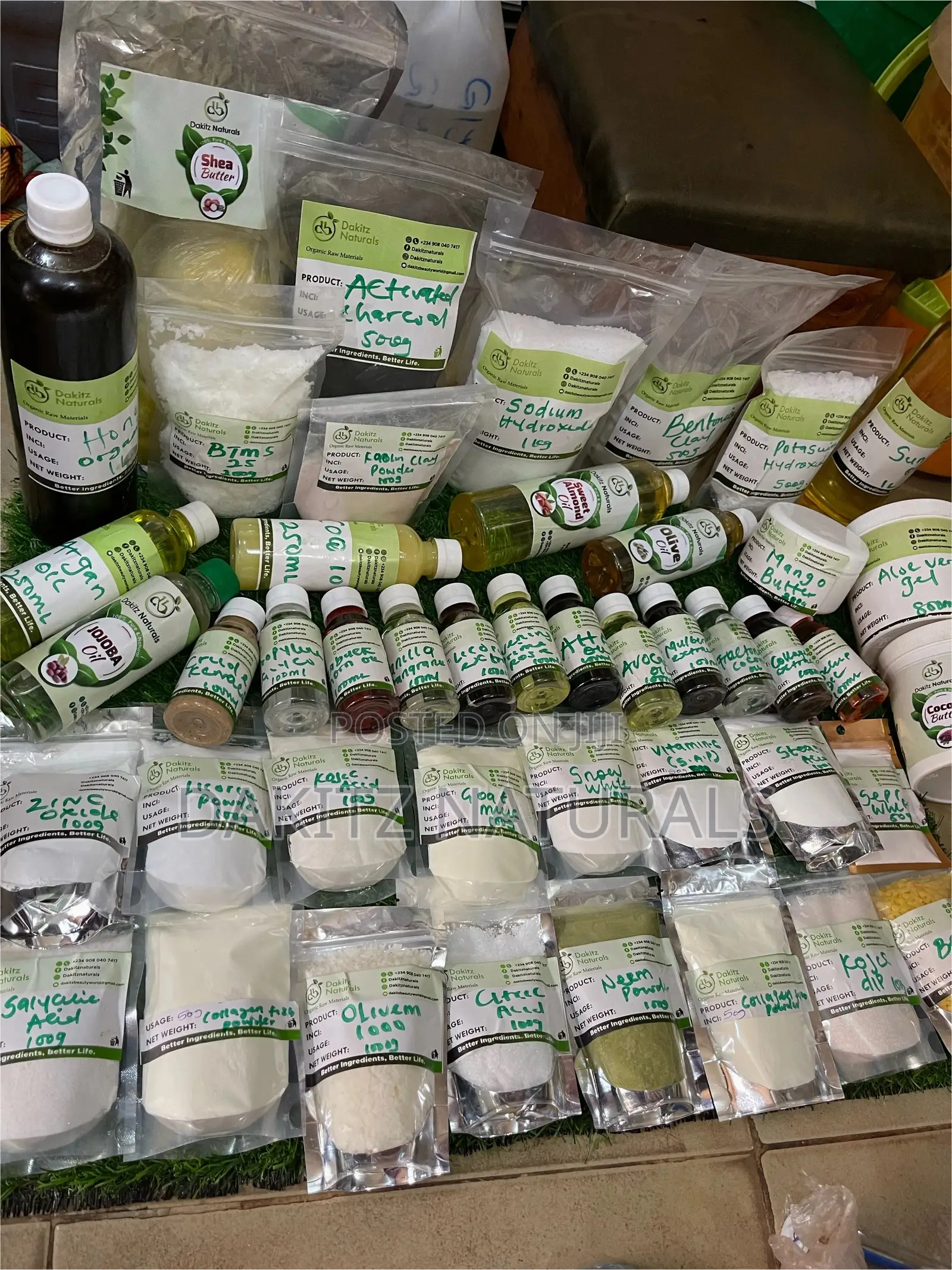 Raw Materials For Skincare Cosmetics Organic Ingredients