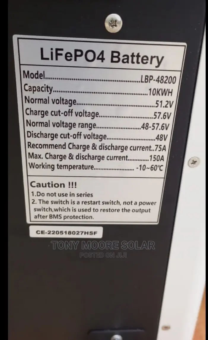 10kwh 48v Foresolar Lithium Battery