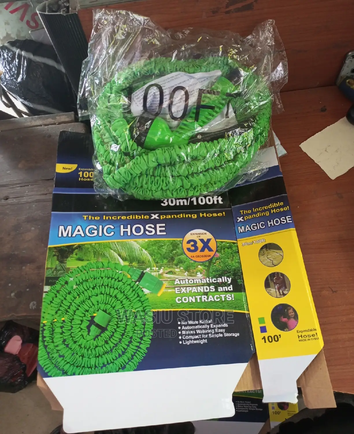 Expandable Flexible Garden Hose Up by Magic Hose 30m/100ft