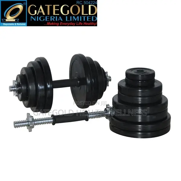 Wk15r 15kg Rubber Dumbbell KIT