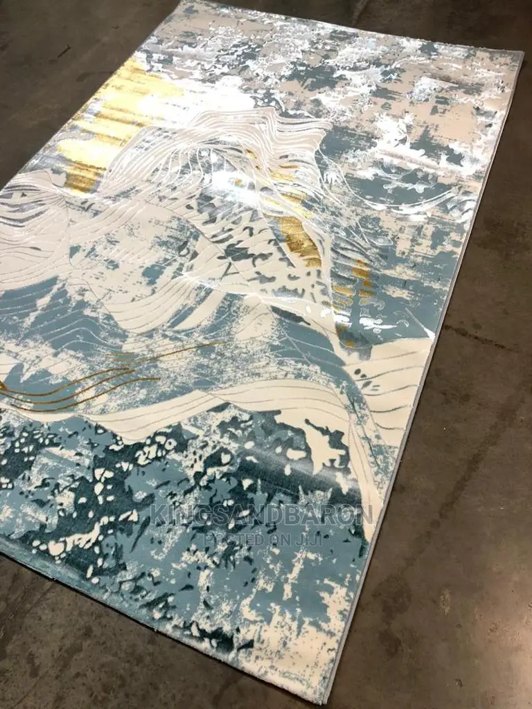 5x7fts Turquoise Blue and Creamturkey Center Rug(7*10 8×11)