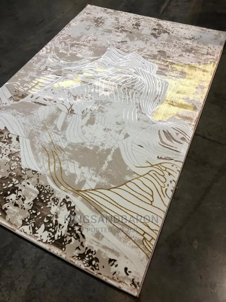 5x7fts Cream and Brown Turkey Center Rug(,4x6,7*10 8×11)