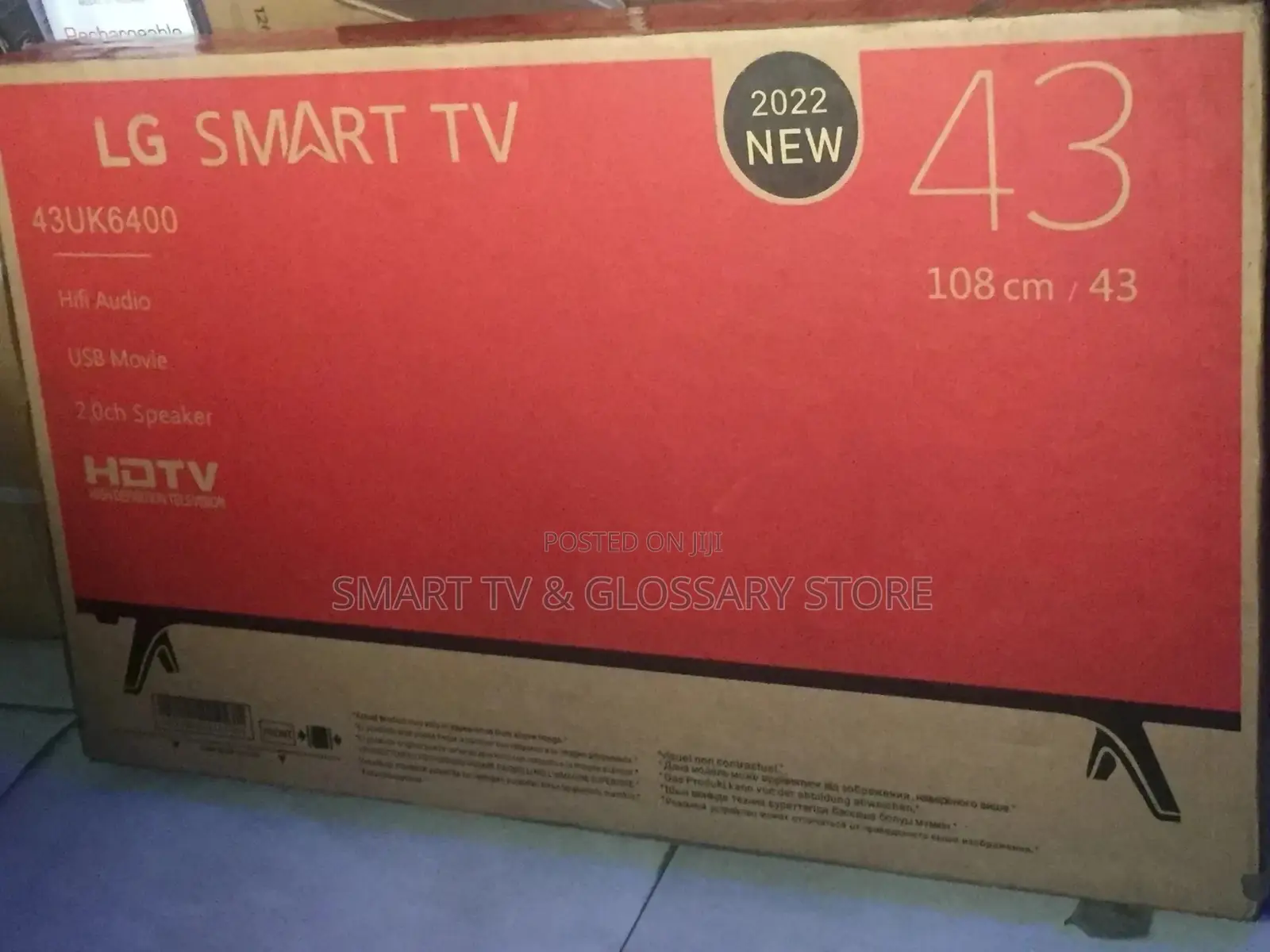 Original 43inches Tv Smart With 2years Warranty and Netflix