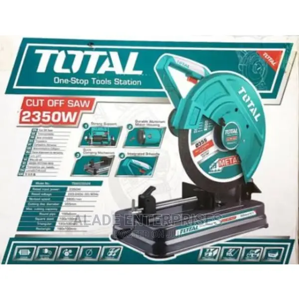 Total Cut Off Saw 2200w With 355mm Cutting Disc