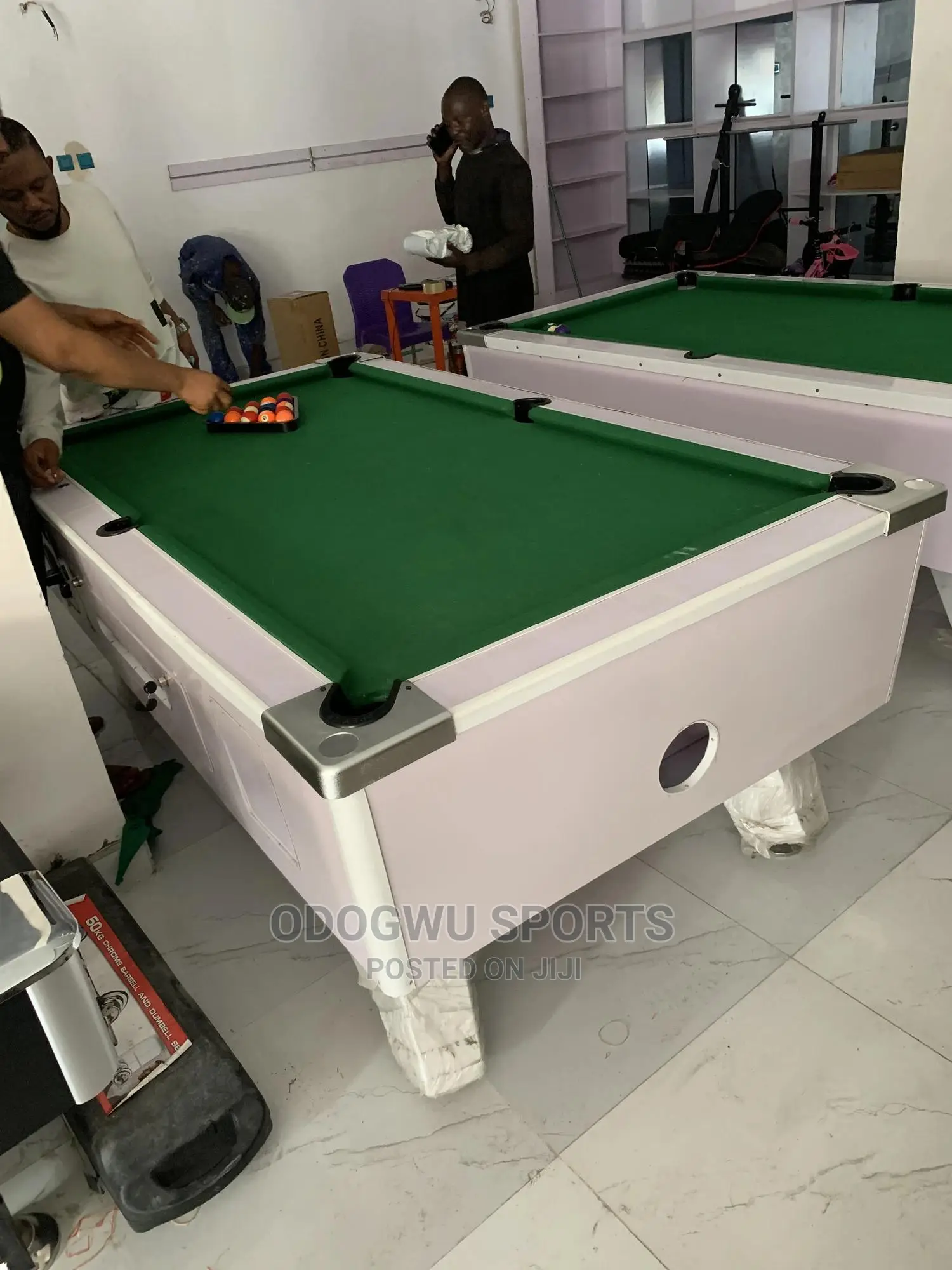 Marble Coin Pool Table Locally Made L626