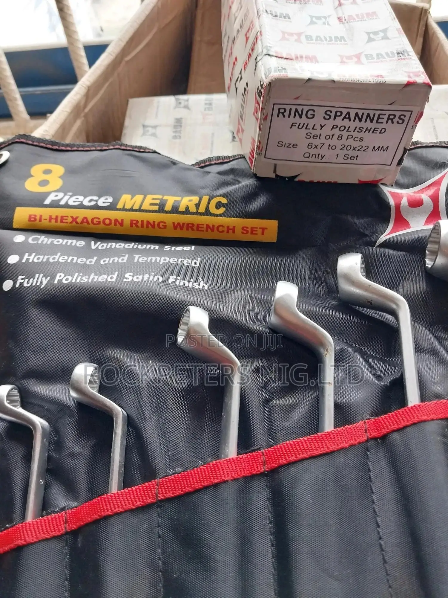 BAUM RING SPANNERS 6x7mm to 20x22mm