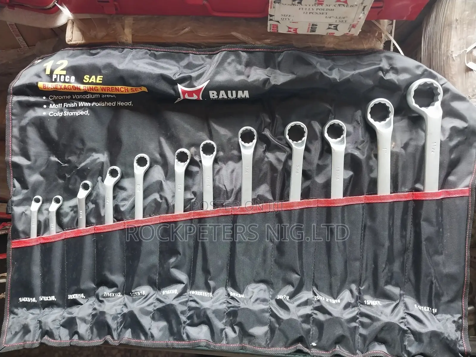 Baum Bi- Hexagon Ring Wrench 6x7mm to 30x32