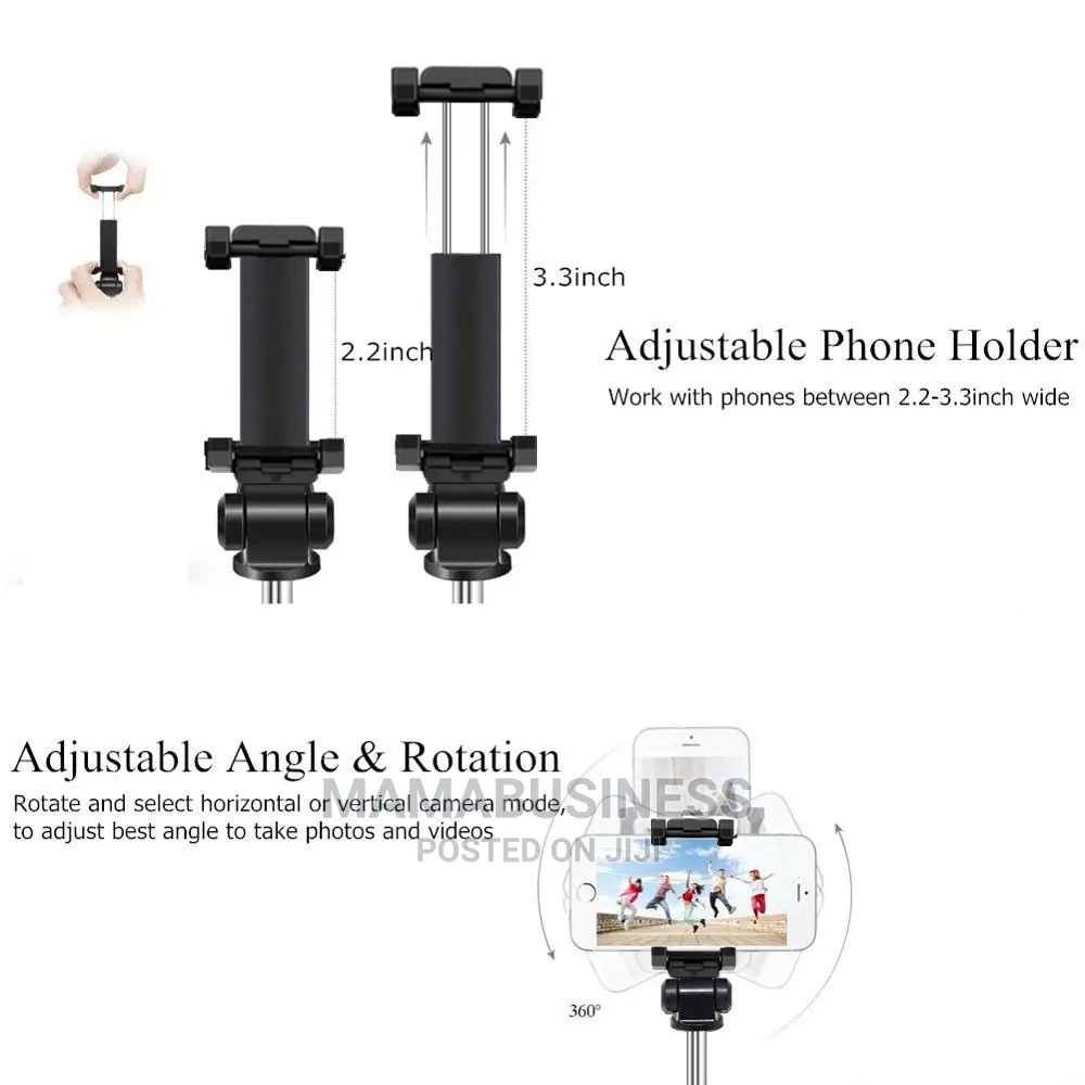 R1 Selfie Stick Tripod With Wireless Remote Control